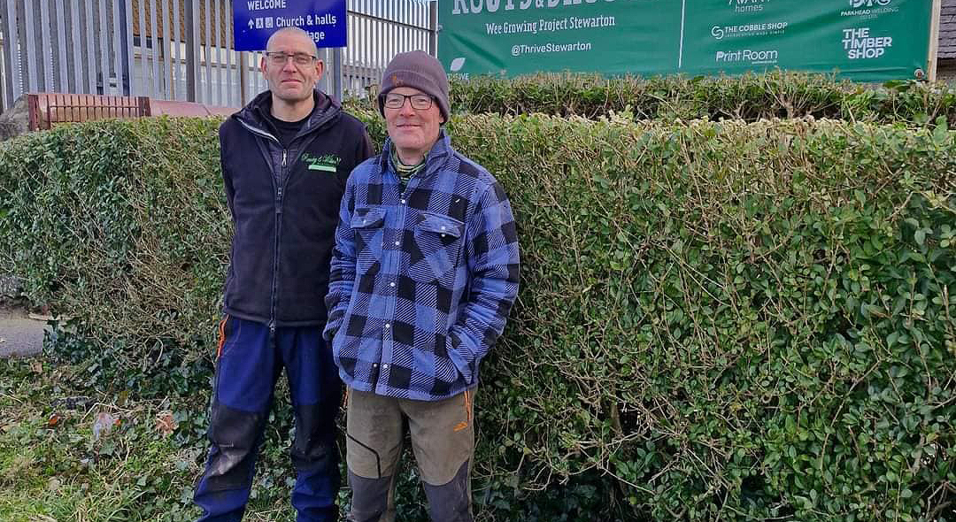 Patrick Rowley and Darren Wilson - co-founders of Rowley & Wilson Garden Care