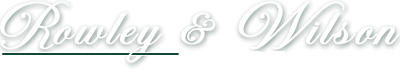 Rowley & Wilson Garden Care - white (logo)